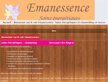 Tablet Screenshot of emanessence.ch